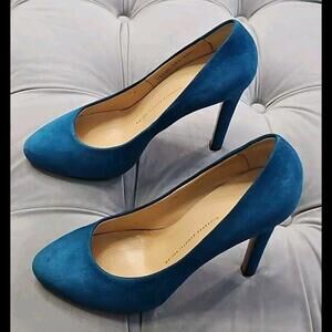 Giuseppe Zanotti Turquoise Suede Stilleto Heels Womens Shoes 39 9 $1800